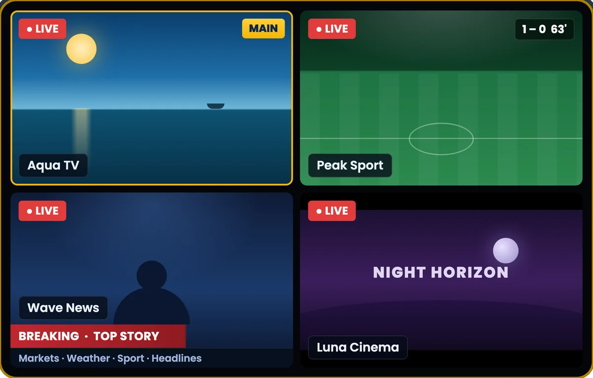 Multi-View screen